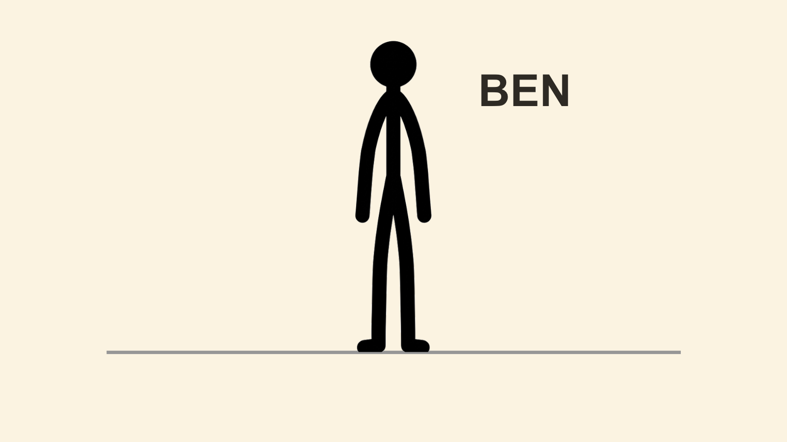 Tall figure labeled Ben